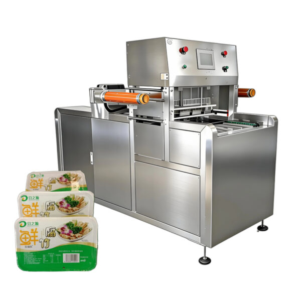 Channel-type modified atmosphere sealing machine